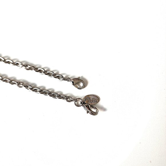 Lia Sophia silver-tone extra necklace strand clip-on - Picture 2 of 7